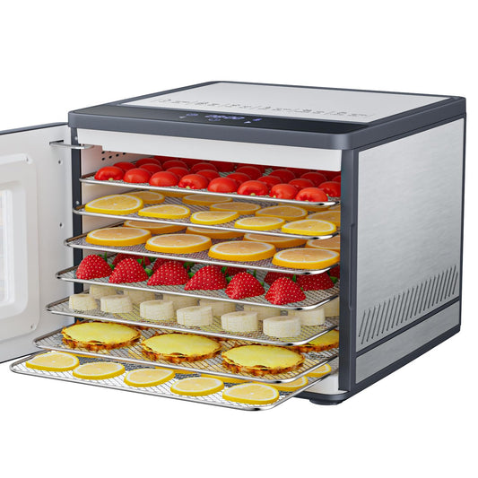 Food Dehydrator Machine for Jerky Beef: TINANA Stainless Steel Food Dryer for Meat - Digital Food Dehydrater for Fruit Herbs